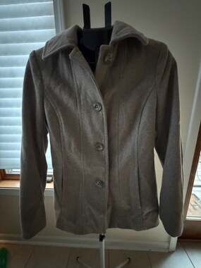 Tower by London Fog Women's Wool Blend Coat Size S